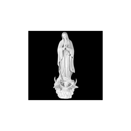 VIRGEN DE GUADALUPE DE MÁRMOL SINTÉTICO