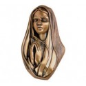 VIRGEN NIÑA DE BRONCE