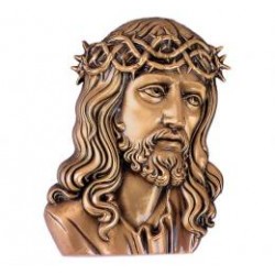 CARA CRISTO EN BRONCE