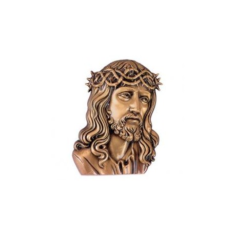 CARA CRISTO EN BRONCE