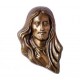 CARA CRISTO EN BRONCE