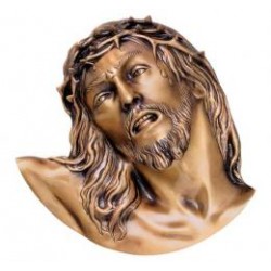 CARA CRISTO EN BRONCE