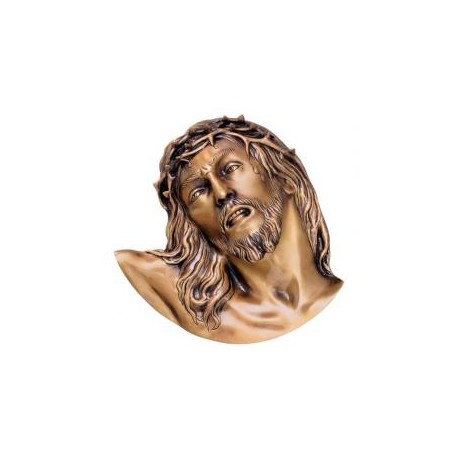 CARA CRISTO EN BRONCE