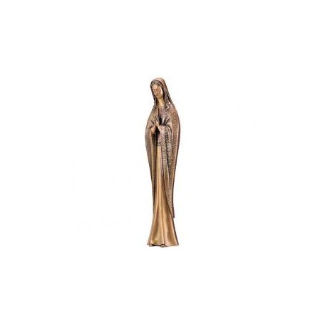 VIRGEN NIÑA DE BRONCE