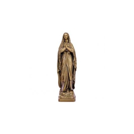 VIRGEN DE LOURDES DE BRONCE