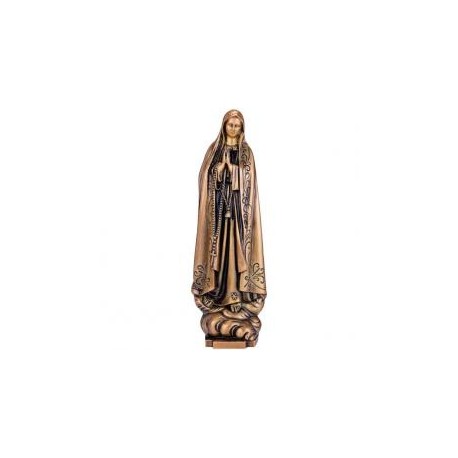 VIRGEN DE FÁTIMA DE BRONCE