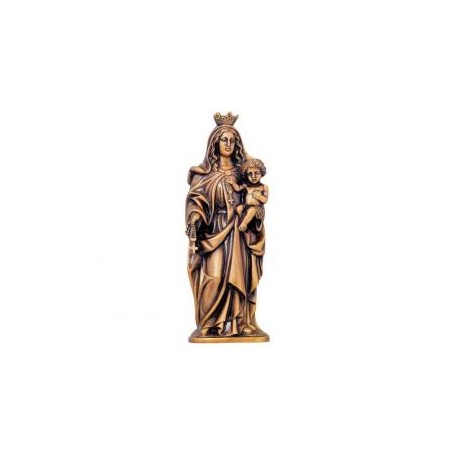 VIRGEN DEL ROSARIO DE BRONCE