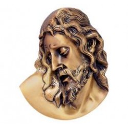 CARA CRISTO EN BRONCE