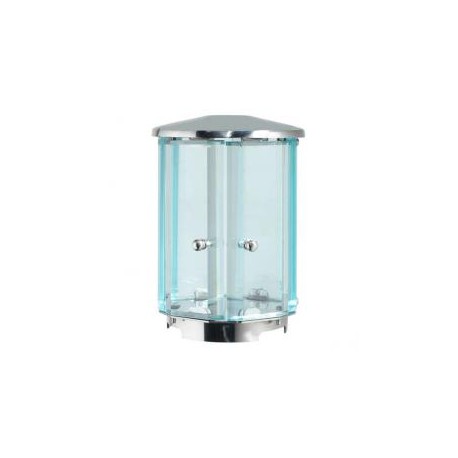 FAROL ACERO INOXIDABLE HEXAGONAL SATINADO