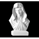 BUSTO VIRGEN DE MÁRMOL SINTÉTICO