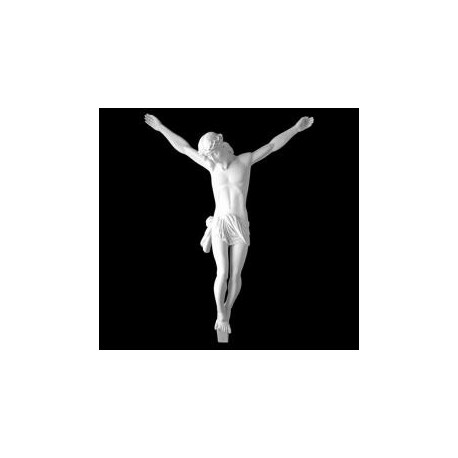 CRISTO DE MÁRMOL SINTÉTICO