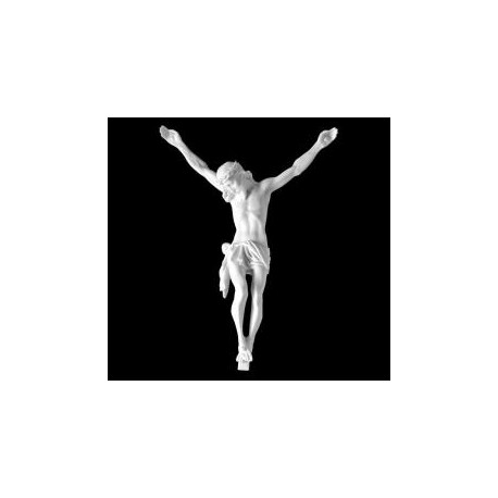 CRISTO DE MÁRMOL SINTÉTICO