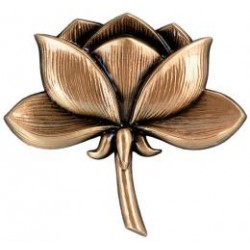 FLOR DE LOTO DE BRONCE