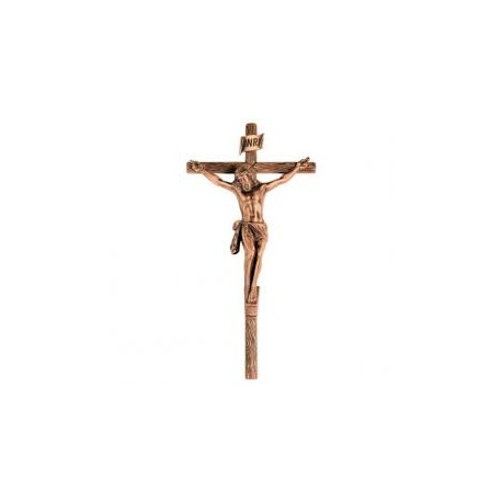 CRUZ DE TRONCO EN BRONCE (SOLO LA CRUZ)