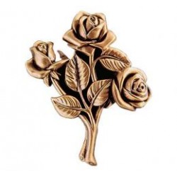 RAMO DE ROSAS DE BRONCE